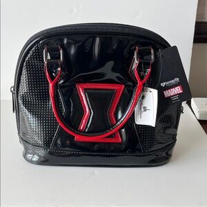 Loungefly Marvel Black and Red satchel Bag